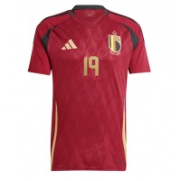 Camiseta Bélgica Johan Bakayoko #19 Primera Equipación Eurocopa 2024 manga corta